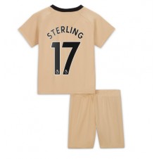 Chelsea Raheem Sterling #17 Tredjeställ Barn 2022-23 Korta ärmar (+ Korta byxor)